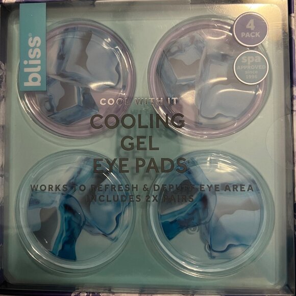 NEW Bliss Cooling Gel Eye Pads - Picture 1 of 3